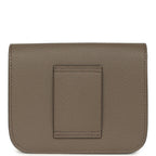 Hermes Constance Slim Wallet Etain Epsom Palladium Hardware