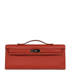 Hermes Kelly Cut Brique Swift Palladium Hardware