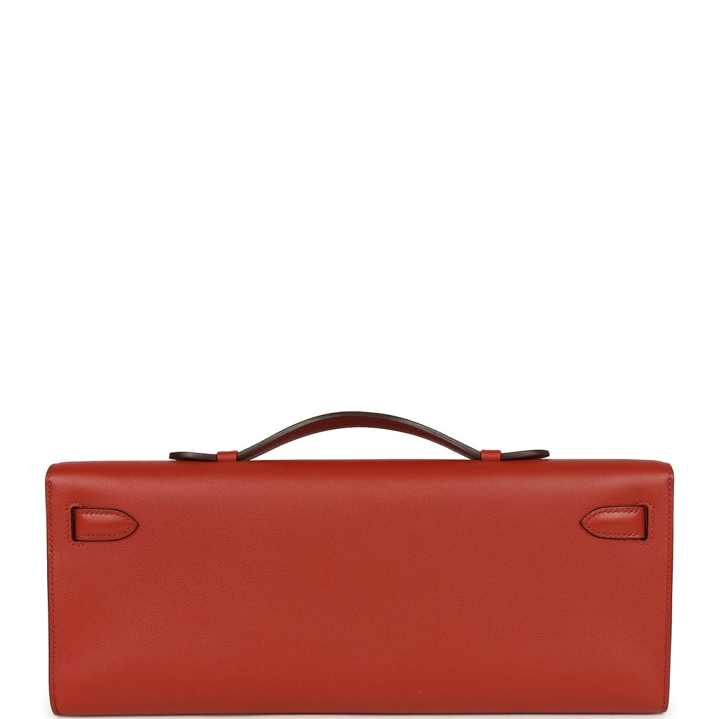 Hermes Kelly Cut Brique Swift Palladium Hardware