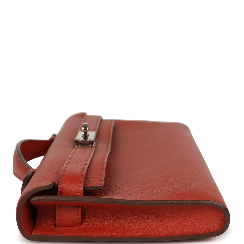 Hermes Kelly Cut Brique Swift Palladium Hardware