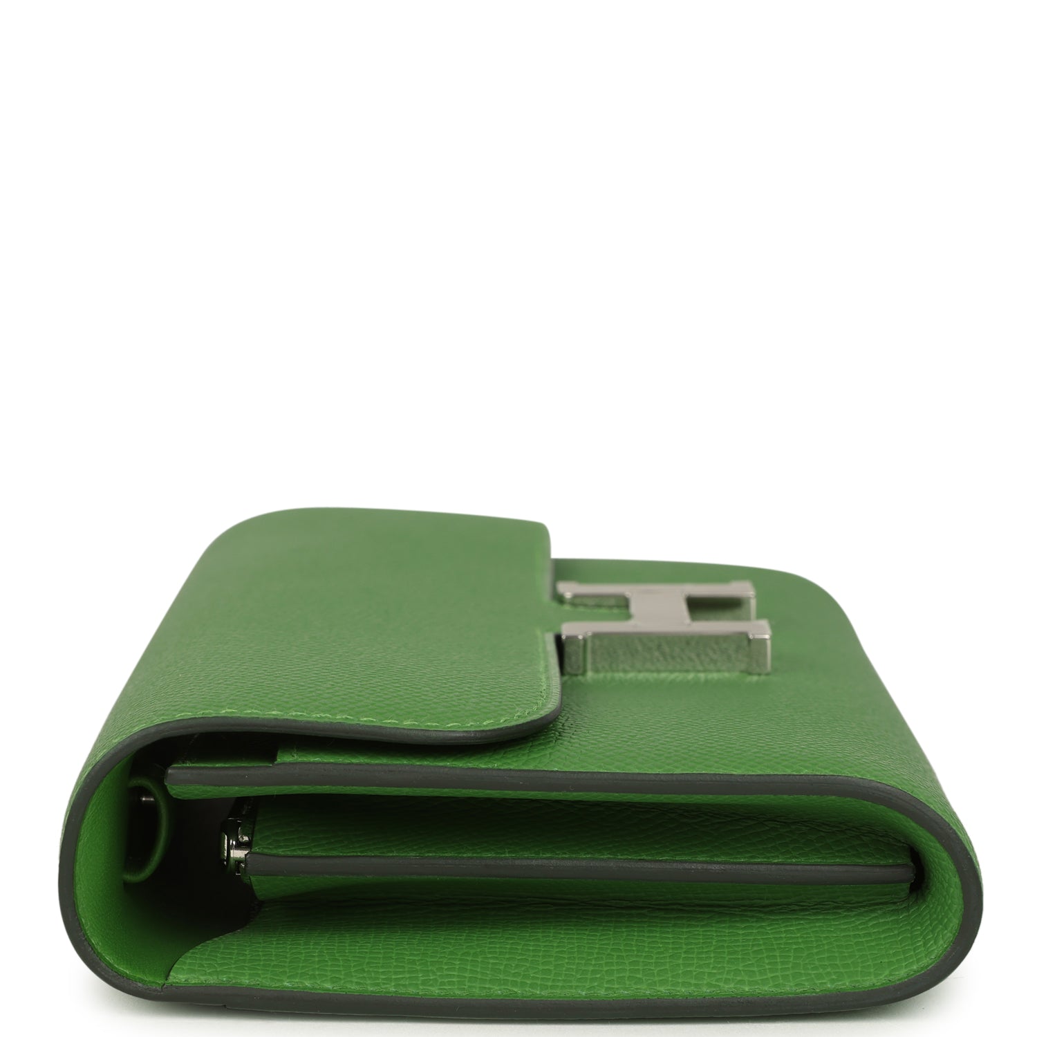 Hermes Constance Wallet To Go Vert Yucca Epsom Palladium Hardware