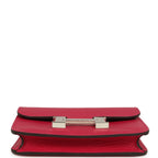 Hermes Constance Slim Wallet Framboise Verso Evercolor Palladium Hardware