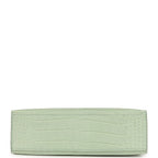 Hermes Kelly Pochette Vert D' Eau Matte Alligator Gold Hardware