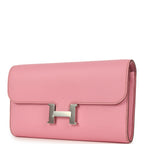 Hermes Constance Wallet To Go Bubblegum Epsom Palladium Hardware