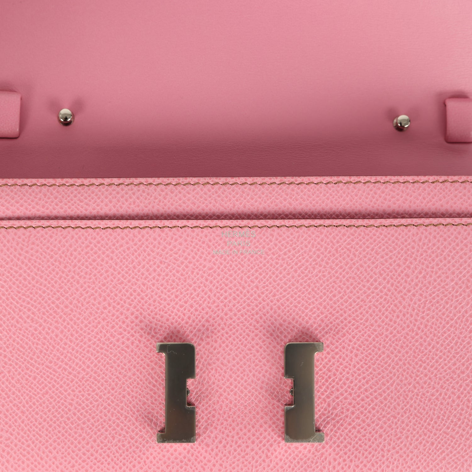 Hermes Constance Wallet To Go Bubblegum Epsom Palladium Hardware