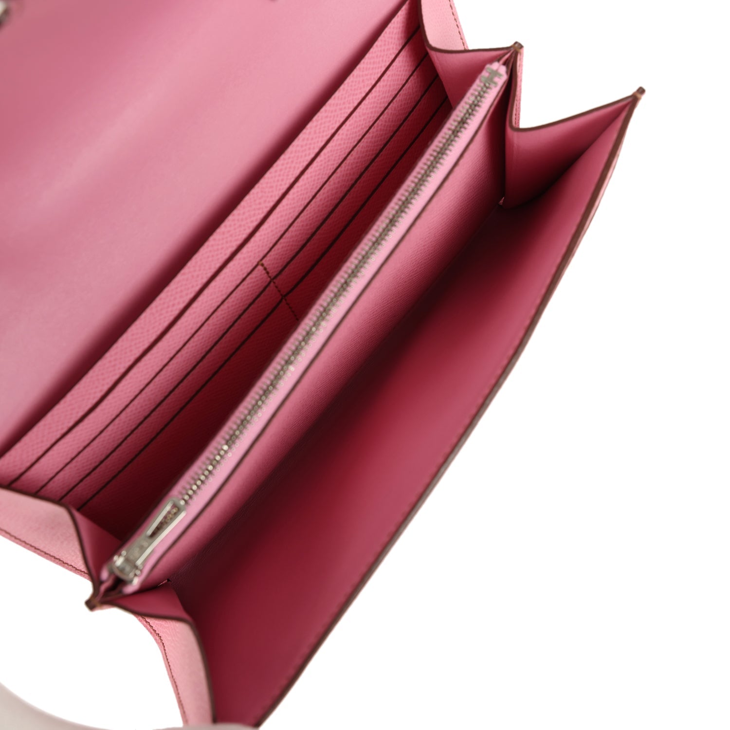 Hermes Constance Wallet To Go Bubblegum Epsom Palladium Hardware