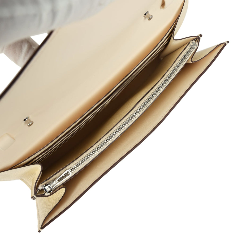 Hermes Constance Wallet To Go Nata Epsom Marquette Palladium Hardware