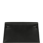 Hermes Kelly Elan "Cheval De Bois" Black and Multi Tadelakt Palladium Hardware