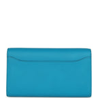 Hermes Constance Wallet To Go Bleu Frida Evercolor Palladium Hardware
