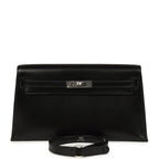 Hermes Kelly Elan Black Box Palladium Hardware