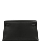 Hermes Kelly Elan Black Chevre Chamkila Gold Hardware