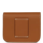 Hermes Constance Slim Wallet Gold Epsom Palladium Hardware