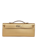 Hermes Kelly Cut Dore Chevre Chamkilight Permabrass Hardware