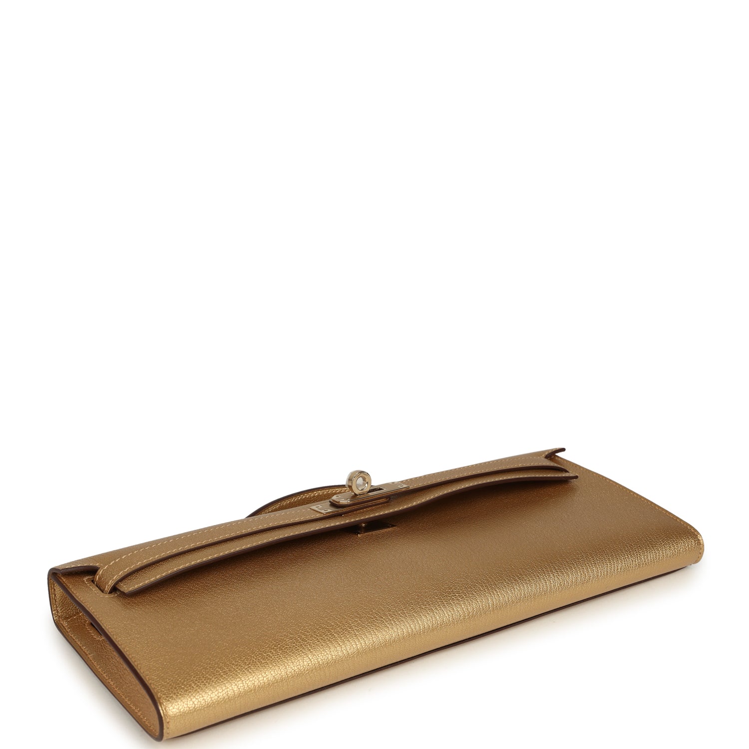 Hermes Kelly Cut Dore Chevre Chamkilight Permabrass Hardware