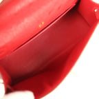 Hermes Kelly Pochette Rouge Vif Ostrich Gold Hardware