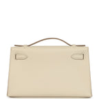 Hermes Special Order (HSS) Kelly Pochette Beton Verso Swift Gold Hardware