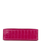 Hermes Kelly Pochette Rose Scheherazade Shiny Alligator Gold Hardware
