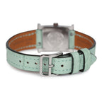 Hermes Heure H Watch XS Vert D’Eau Matte Alligator Mother of Pearl & Diamonds Palladium Hardware