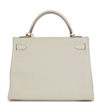 Hermes Kelly Retourne 32 Craie Togo Gold Hardware