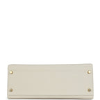 Hermes Kelly Retourne 32 Craie Togo Gold Hardware