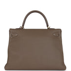Hermes Kelly Retourne 35 Etoupe Togo Gold Hardware