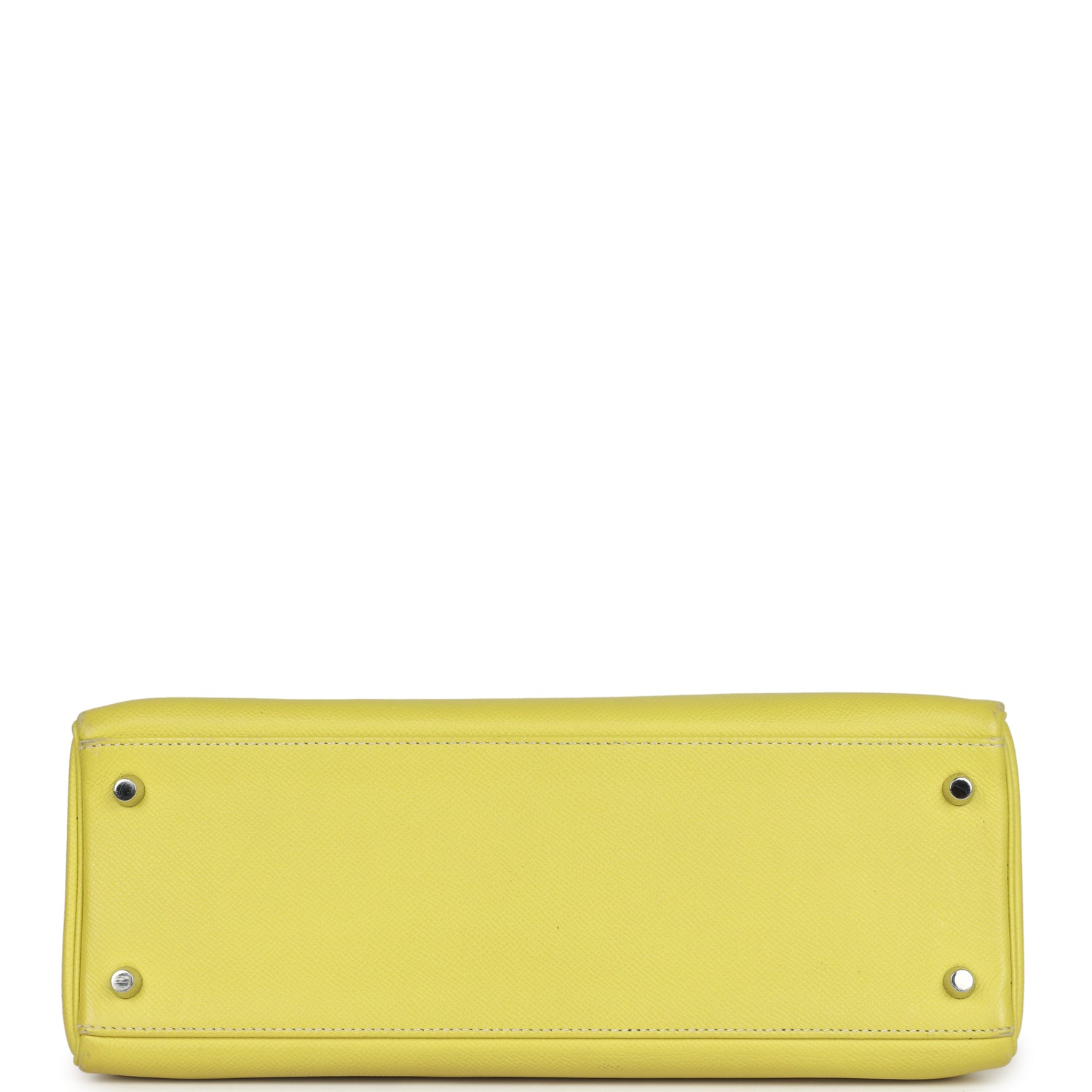 Hermes Kelly Retourne 32 Lime Candy Epsom Palladium Hardware