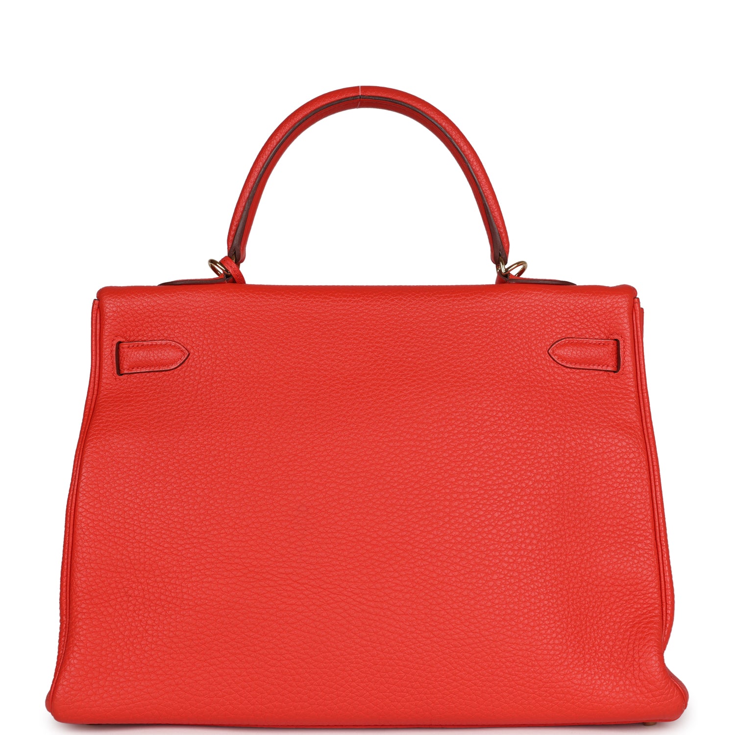 Hermes Kelly Retourne 35 Capucine Togo Gold Hardware