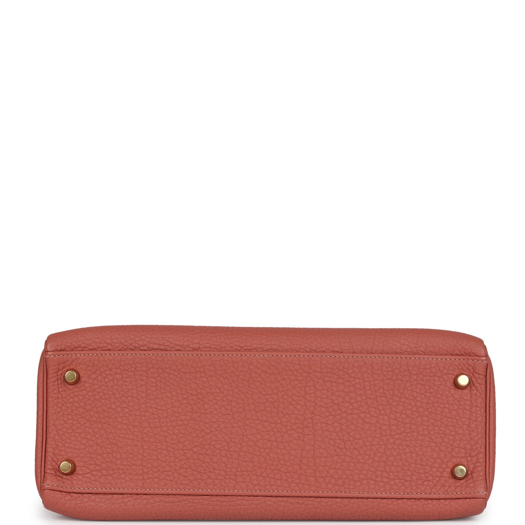 Hermes Kelly Retourne 32 Rosy Togo Gold Hardware