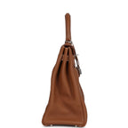 Hermes Kelly Retourne 35 Gold Togo Palladium Hardware