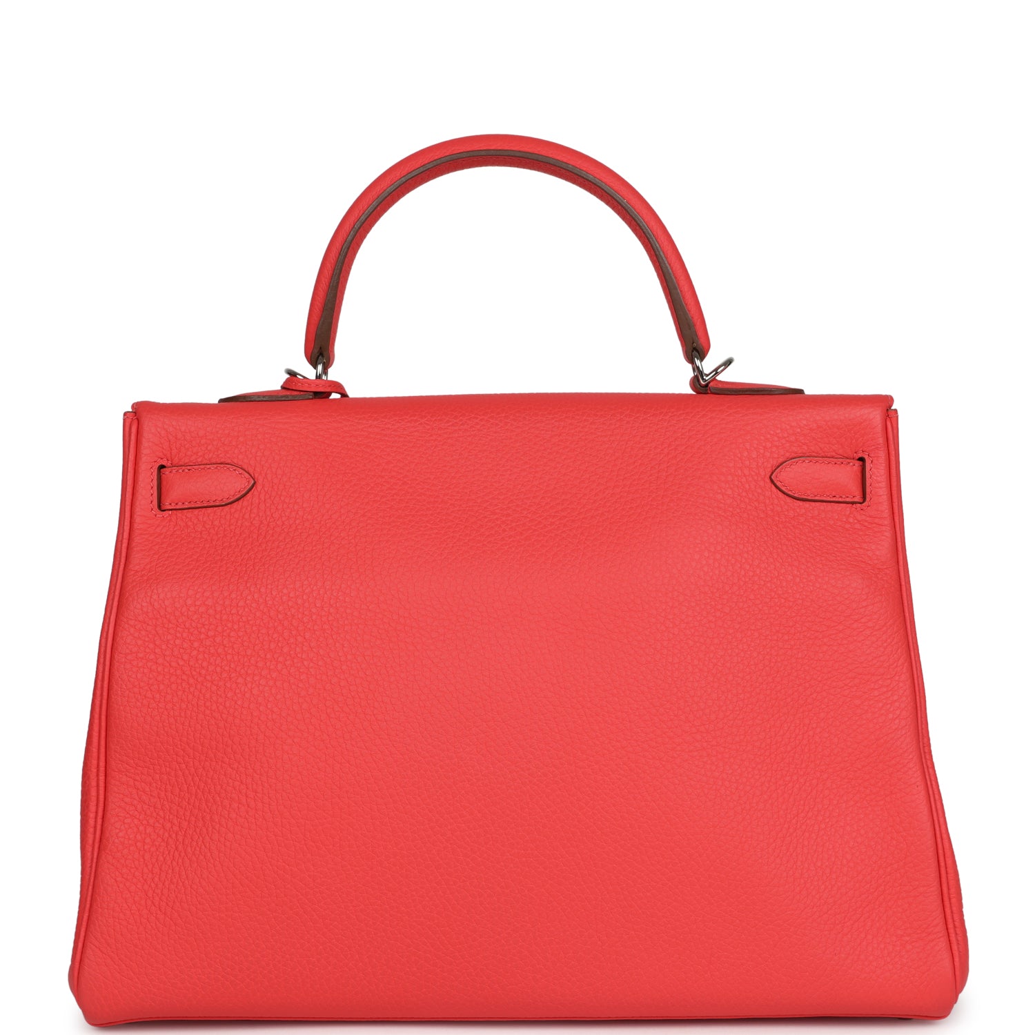 Hermes Retourne Kelly 35 Rose Jaipur Clemence Palladium Hardware
