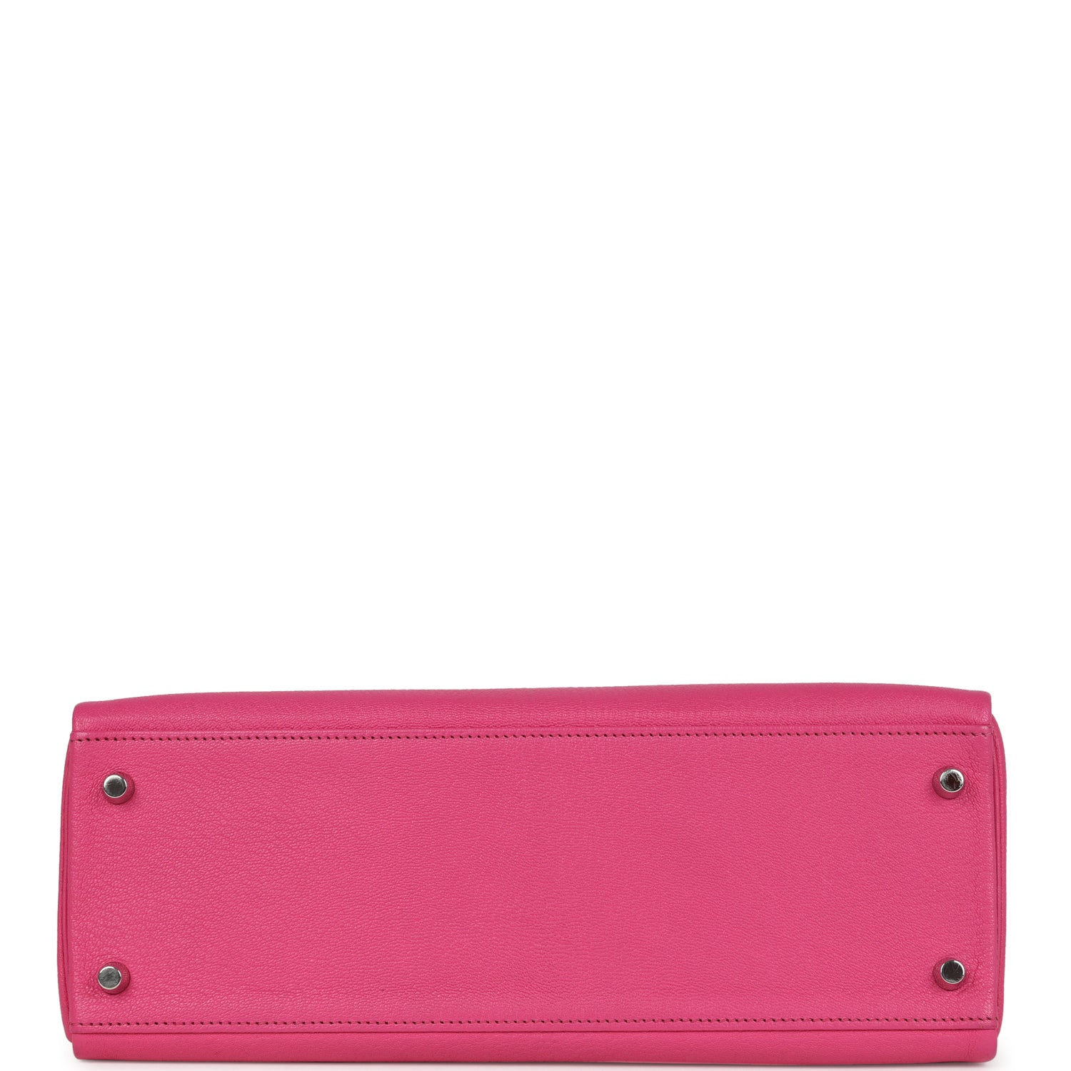 Hermes Kelly Retourne 32 Rose Tyrien Chevre Palladium Hardware