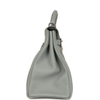 Hermes Kelly 42 Maxi Bleu Glacier Togo Palladium Hardware