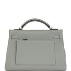 Hermes Kelly 42 Maxi Bleu Glacier Togo Palladium Hardware