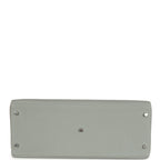 Hermes Kelly 42 Maxi Bleu Glacier Togo Palladium Hardware