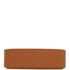 Hermes Kelly Sellier 20 Gold Epsom Gold Hardware
