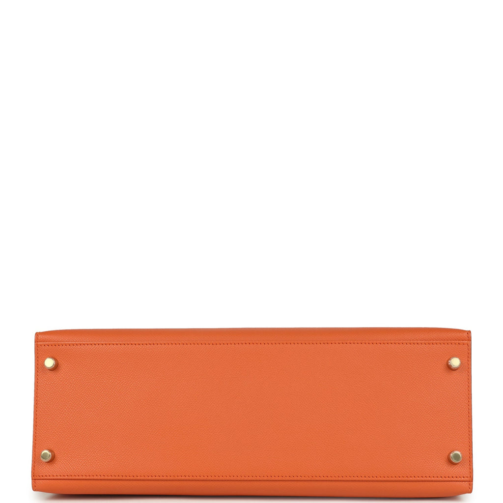 Hermes Kelly Sellier 35 Mango Epsom Gold Hardware
