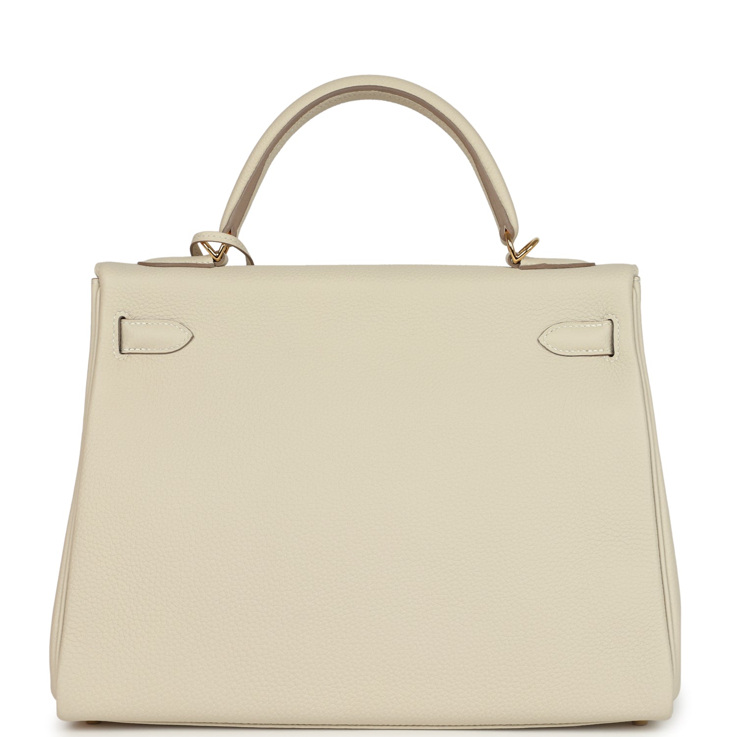 Hermes Kelly Retourne 32 Craie Togo Gold Hardware
