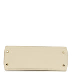 Hermes Kelly Retourne 32 Craie Togo Gold Hardware