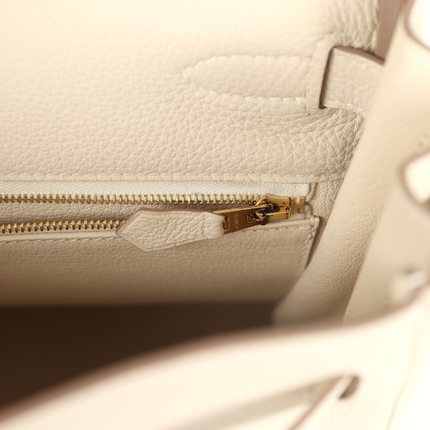 Hermes Kelly Retourne 32 Craie Togo Gold Hardware