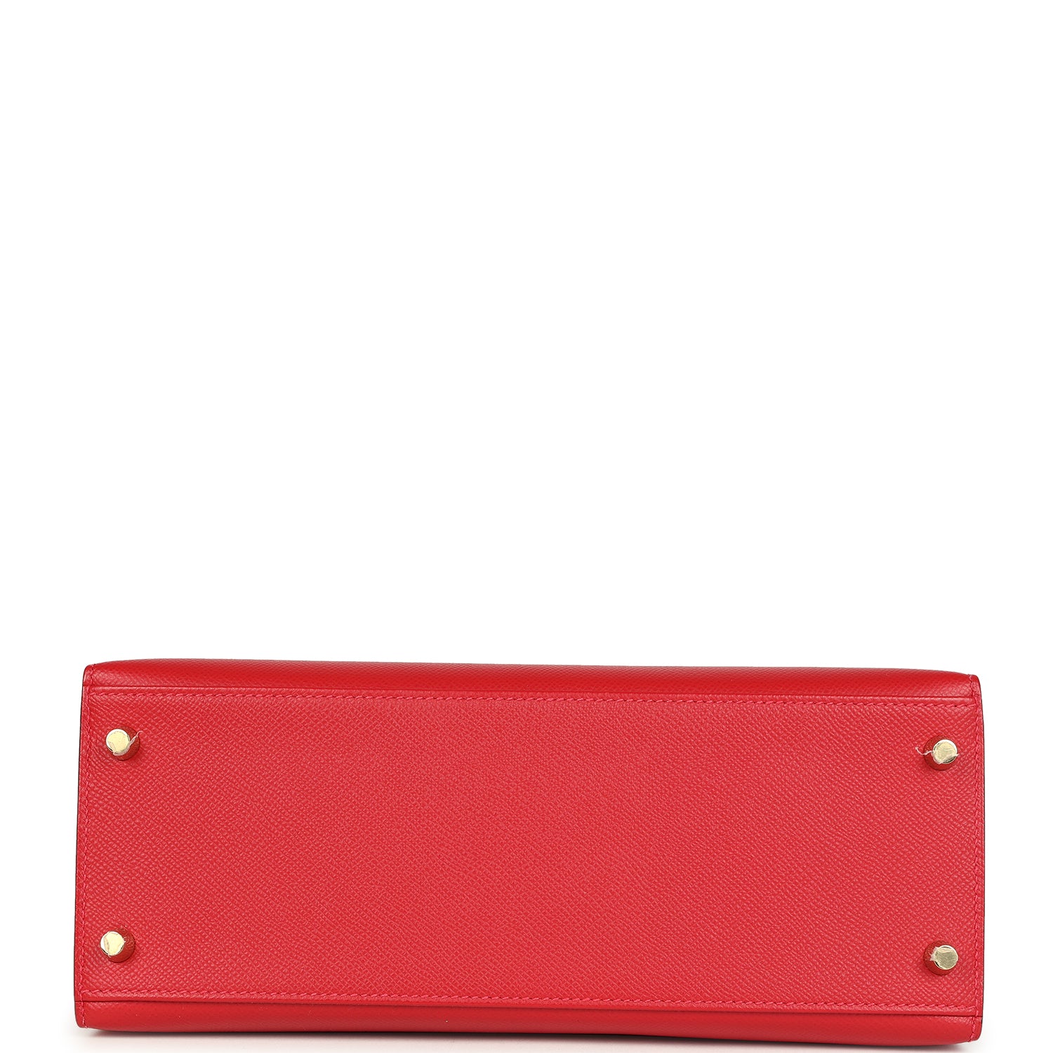 Hermes Kelly Sellier 28 Rouge Casaque Epsom Gold Hardware
