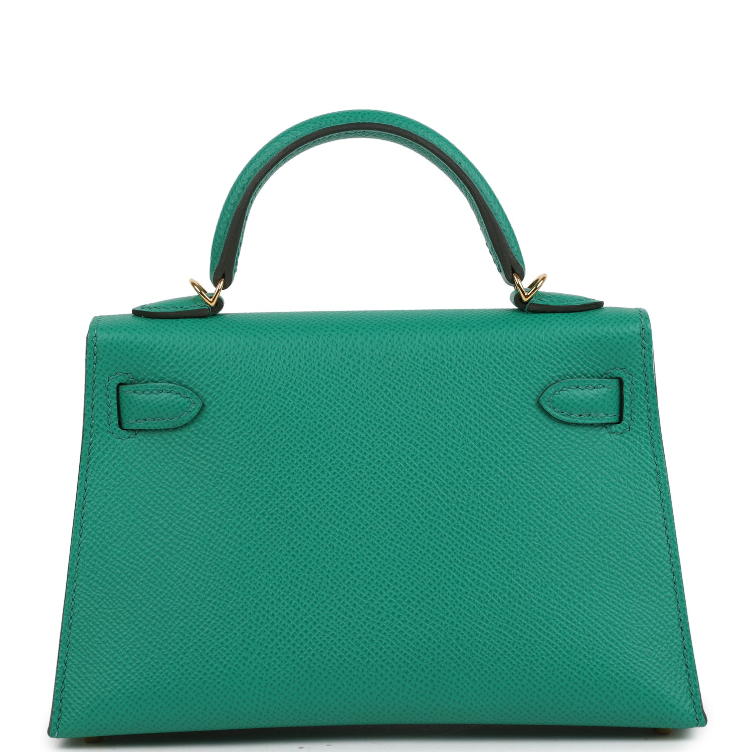 Hermes Kelly Sellier 20 Vert Jade Epsom Gold Hardware