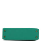 Hermes Kelly Sellier 20 Vert Jade Epsom Gold Hardware