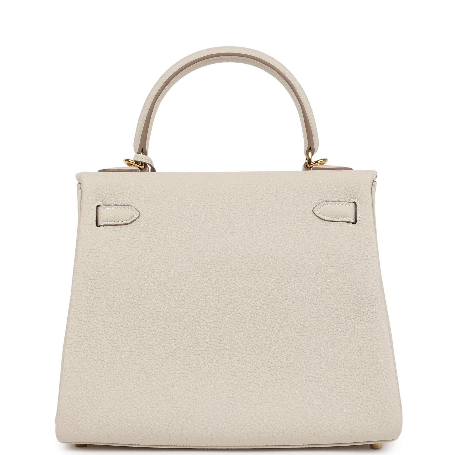 Hermes Kelly Retourne 25 Craie Togo Gold Hardware