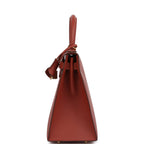 Hermes Kelly Sellier 28 Rouge Venitien Epsom Gold Hardware