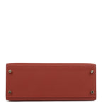 Hermes Kelly Sellier 28 Rouge Venitien Epsom Gold Hardware