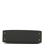 Hermes Kelly Sellier 20 Black Madame and Shiny Alligator Touch Gold Hardware