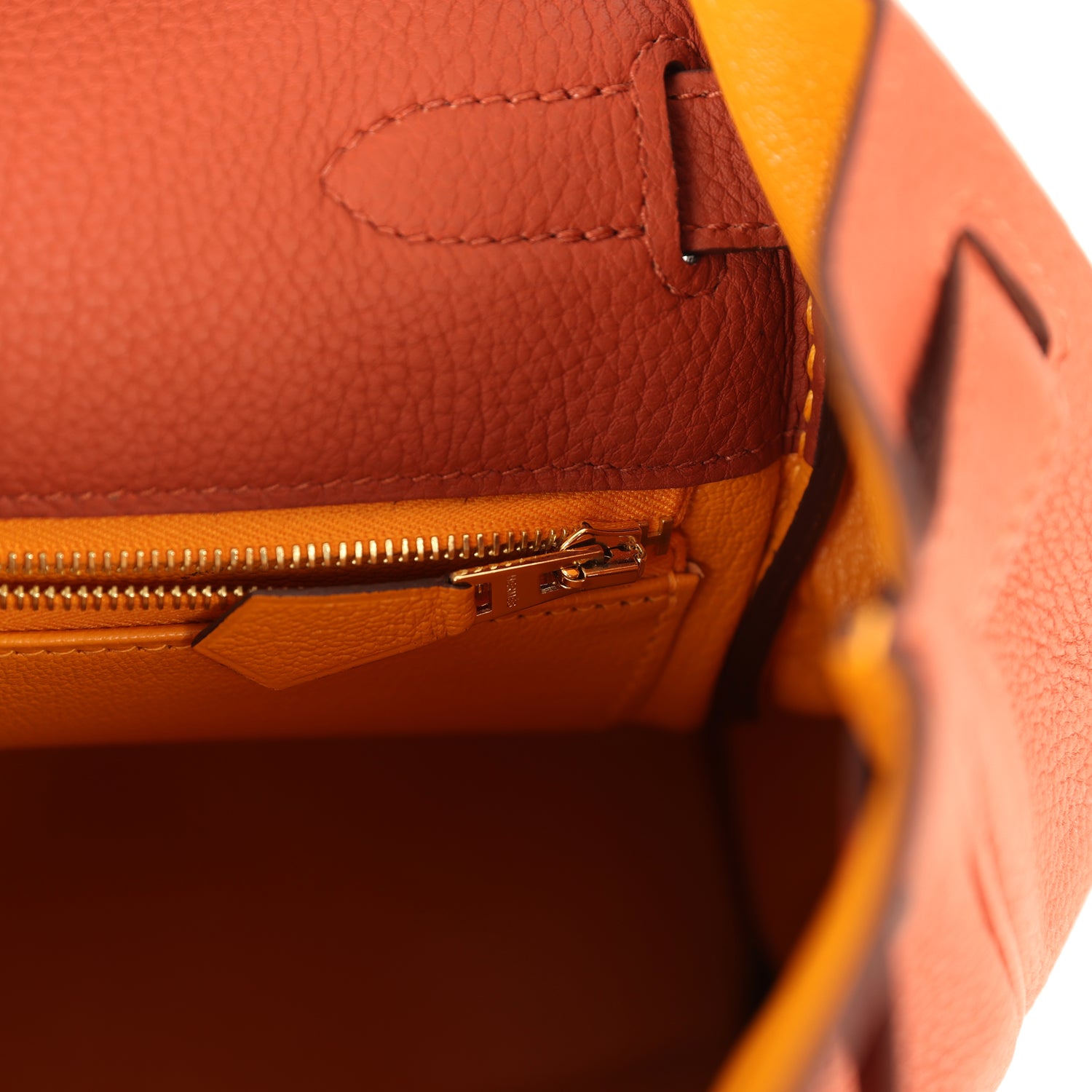 Hermes Special Order (HSS) Kelly Retourne 32 Cuivre Verso Togo Gold Hardware