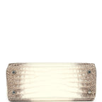 Hermes Kelly Retourne 25 Himalaya Niloticus Crocodile Palladium Hardware