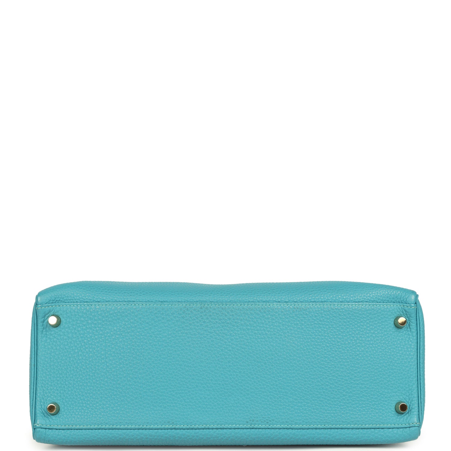 Hermes Kelly Retourne 35 Turquoise Togo Gold Hardware