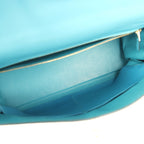 Hermes Kelly Retourne 35 Turquoise Togo Gold Hardware